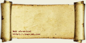 Janko Bugarski vizit kartica